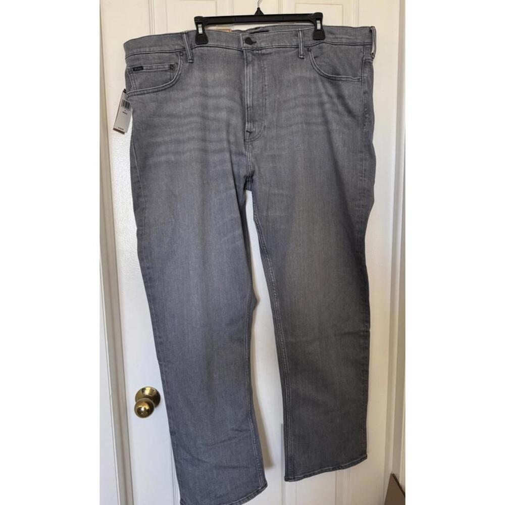 Polo Ralph Lauren Men 46BIG X 32L Hampton Relaxed Straight Stretch Jean Charcoal - Picture 4 of 9